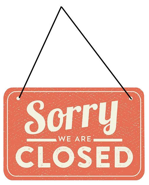 closed sign
